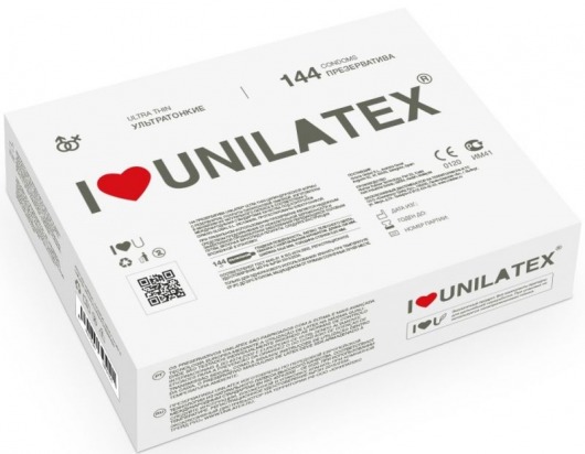 Ультратонкие презервативы Unilatex Ultra Thin - 144 шт. - Unilatex - купить с доставкой в Новомосковске