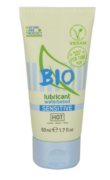 Органический лубрикант для чувствительной кожи Bio Sensitive - 50 мл. - HOT - купить с доставкой в Новомосковске