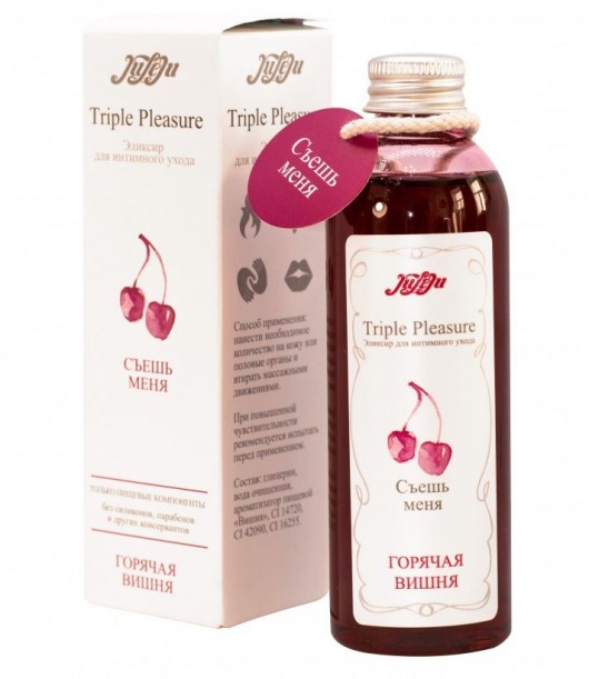 Эликсир Triple Pleasure  Горячая вишня  - 130 гр. - JULEJU - купить с доставкой в Новомосковске