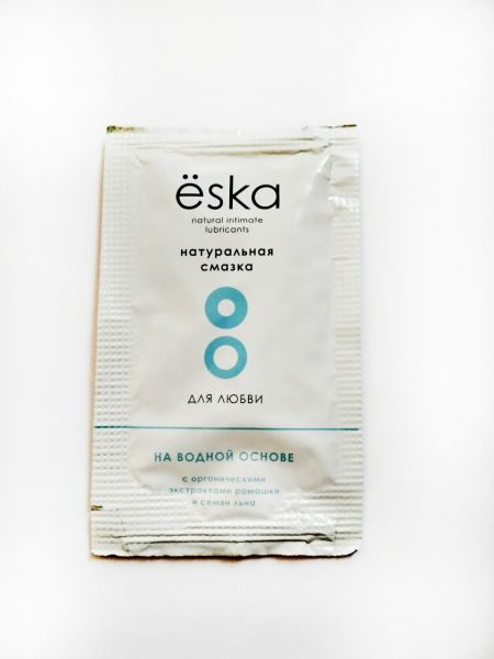 Натуральный лубрикант на водной основе Ёska - 7 мл. - Eska - купить с доставкой в Новомосковске