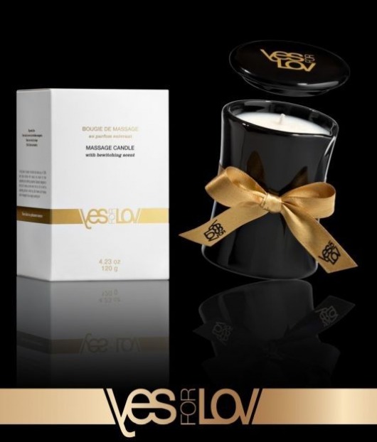 Массажная аромасвеча BEWITCHING MASSAGE CANDLE - 120 мл. - YESforLOV - купить с доставкой в Новомосковске
