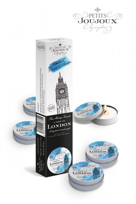 Набор из 5 свечей Petits Joujoux London с ароматом ревеня, амбры и чёрной смородины - MyStim - купить с доставкой в Новомосковске