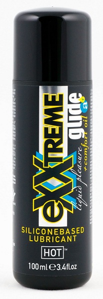 Анальная смазка на силиконовой основе Exxtreme Glide - 100 мл. - HOT - купить с доставкой в Новомосковске