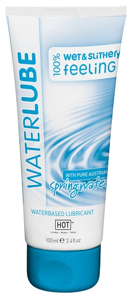 Лубрикант на основе чистой родниковой воды WaterLube - 100 мл. - HOT - купить с доставкой в Новомосковске