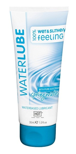 Гель-смазка на основе чистой родниковой воды WaterLube - 30 мл. - HOT - купить с доставкой в Новомосковске