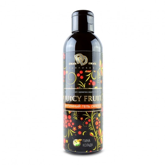 Интимный гель на водной основе JUICY FRUIT с ароматом пина колада - 200 мл. - БиоМед - купить с доставкой в Новомосковске