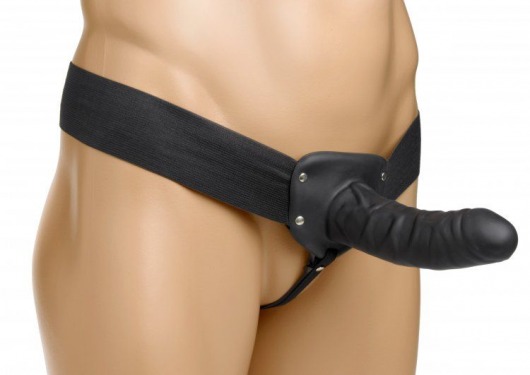 Полый страпон Erection Assist - 15,2 см. - XR Brands - купить с доставкой в Новомосковске
