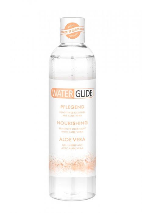 Лубрикант на водной основе с алоэ вера NOURISHING - 300 мл. - Waterglide - купить с доставкой в Новомосковске
