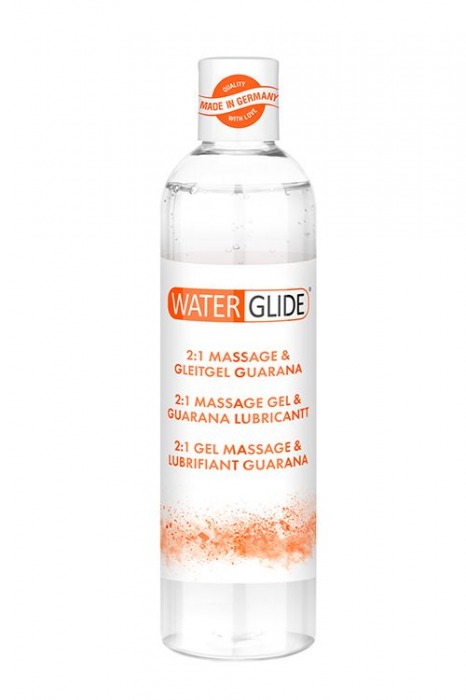 Гель-смазка 2-в-1 MASSAGE   LUBRICANT GUARANA - 300 мл. - Waterglide - купить с доставкой в Новомосковске