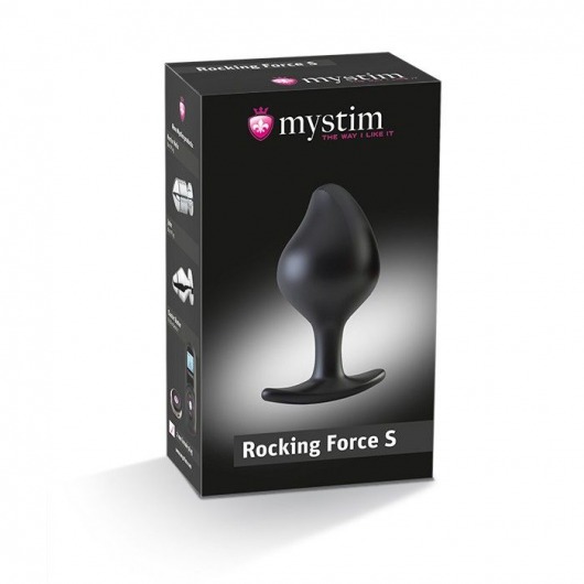 Анальная пробка Rocking Force S для электростимуляции - 9,5 см. - MyStim - купить с доставкой в Новомосковске