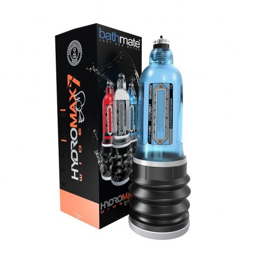 Синяя гидропомпа HydroMAX7 Wide Boy - Bathmate - в Новомосковске купить с доставкой