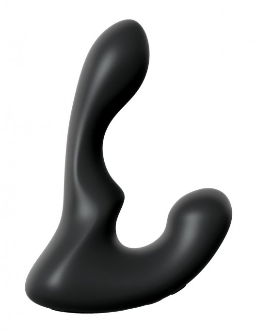 Черный анальный вибростимулятор P-Spot Milker - 14 см. - Pipedream - в Новомосковске купить с доставкой